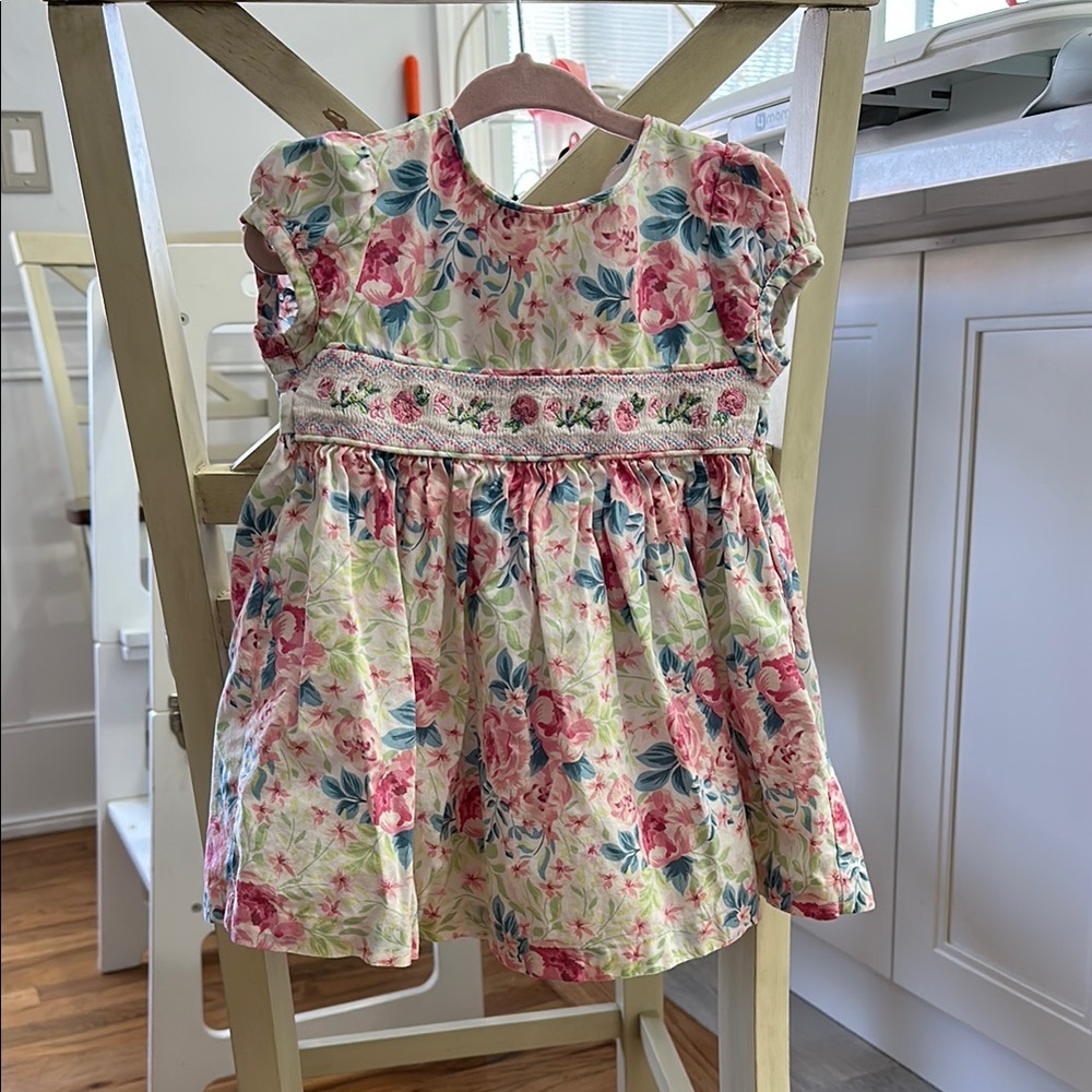 Bonnie Baby Floral Kids floral dress 18 months